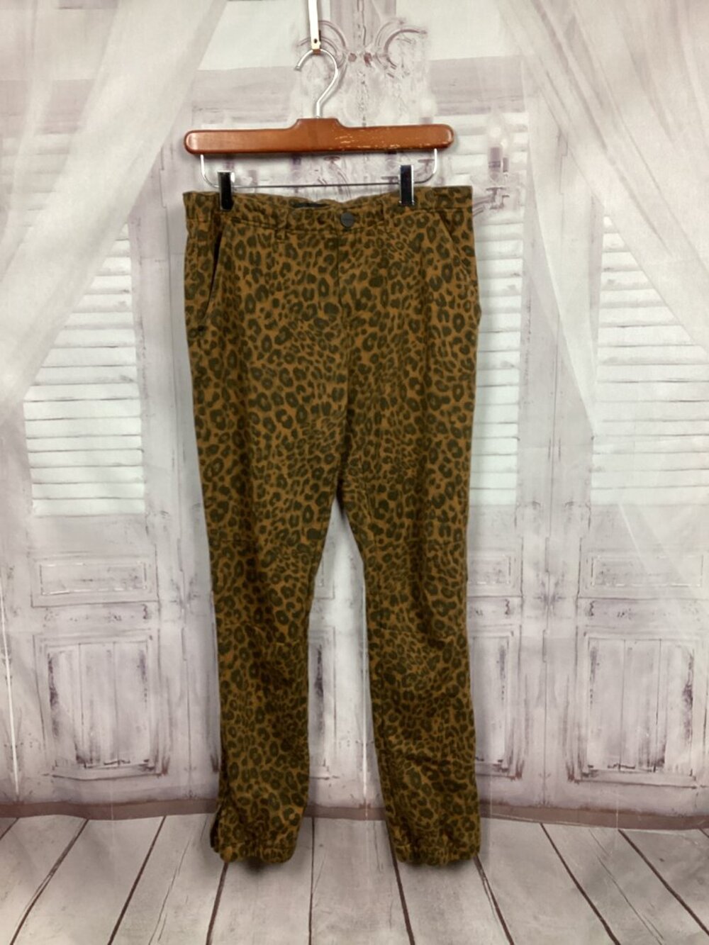 Sanctuary X Anthropologie Leopard Print Pants S